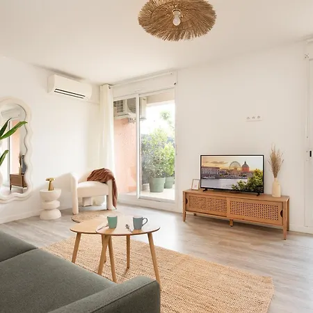 Apartment T2 - Aeroport Toulouse - 1 A 4p - Clim - Parking
