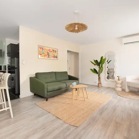 Apartmán T2 Aeroport Toulouse - 1 A 4p - Clim - Parking *