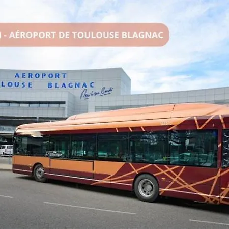 Apartment T2 - Aeroport Toulouse - 1 A 4p - Clim - Parking